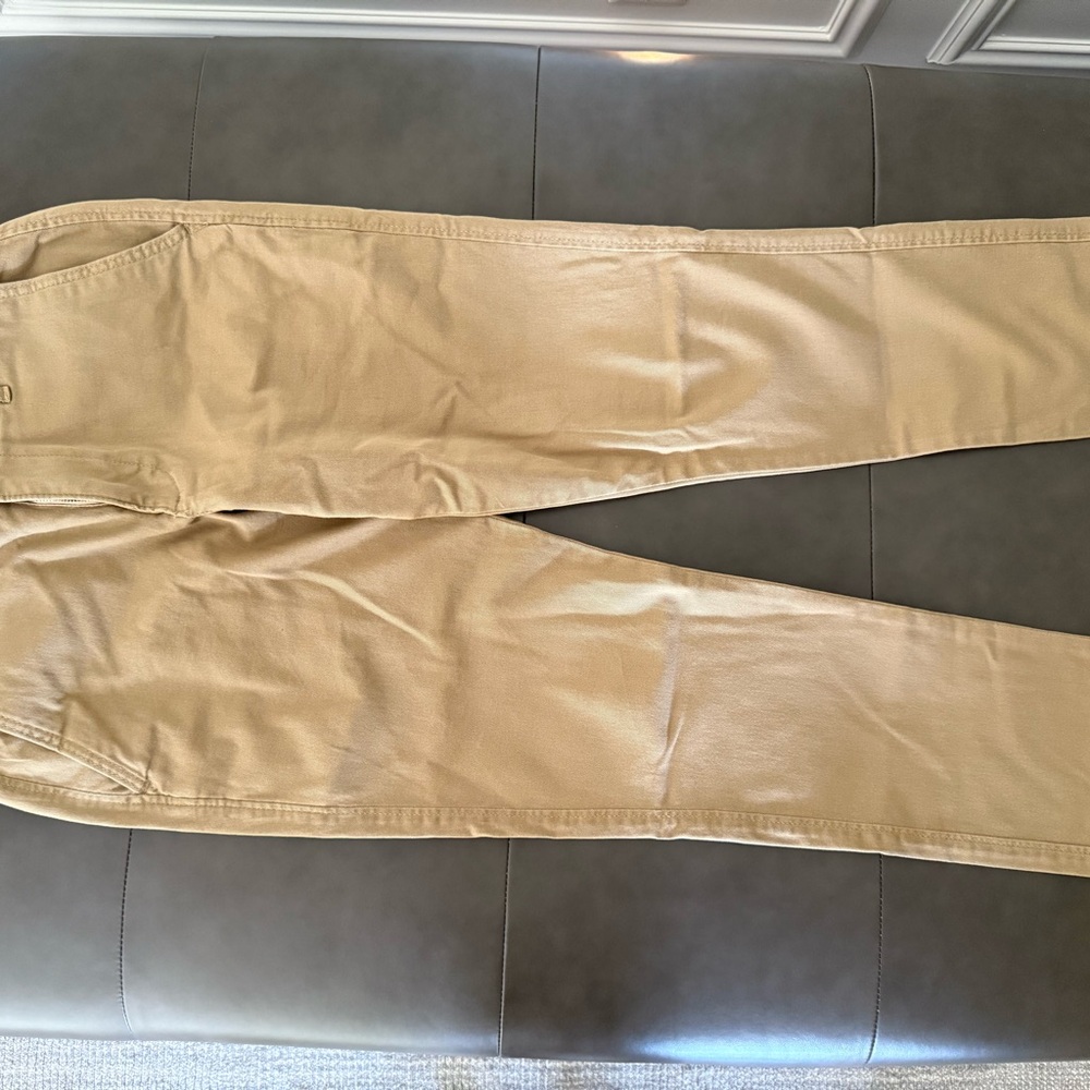 Abercrombie & Fitch Beige Stretch Pants